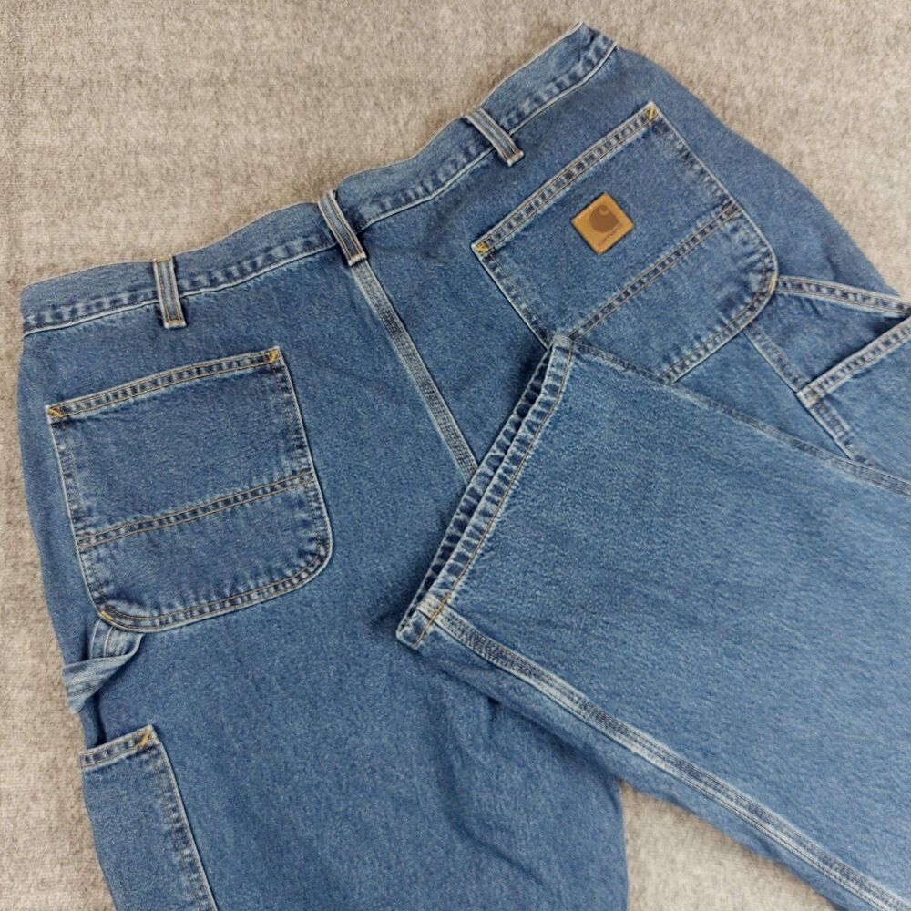 Carhartt Original Dungaree Fit Carpenter Jeans Men's 40x30 (Fit 38x29.5) B13 DPS